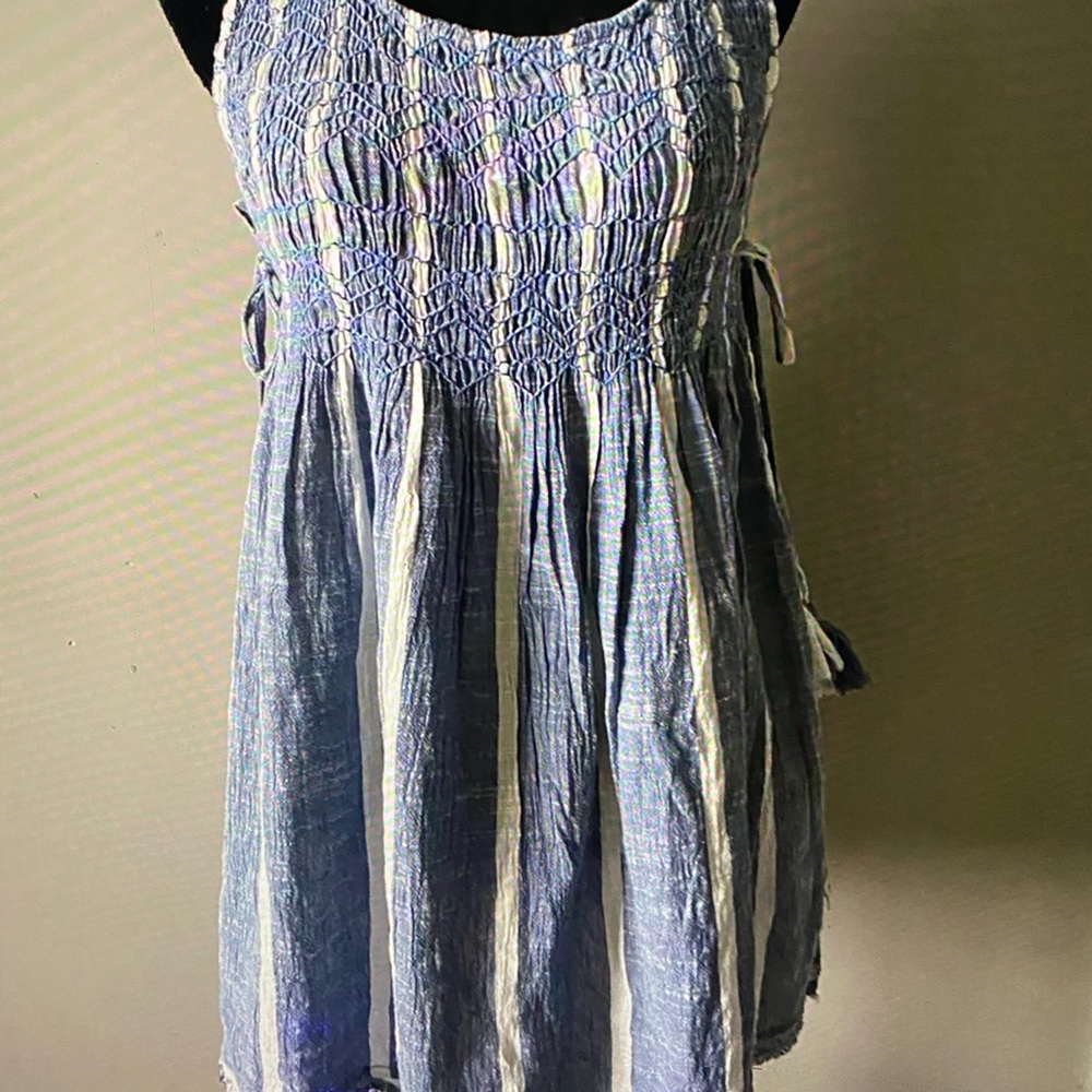 Free People Chambray Tank Sz S NWOT